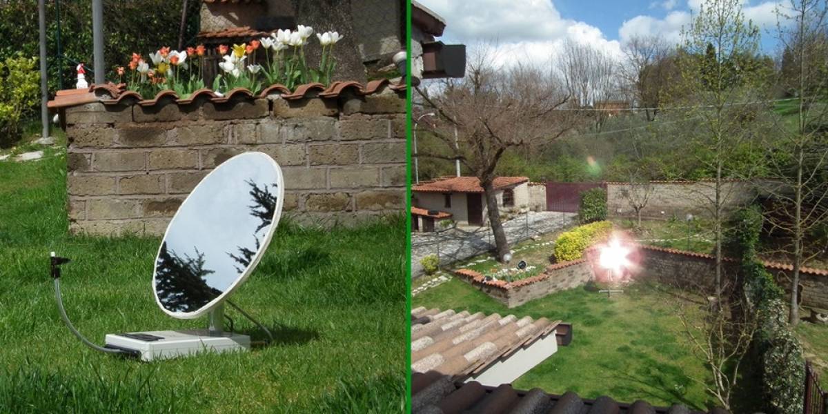 SunnyBot: Un robot a energía solar que redirige la luz del sol a un punto fijo que desees