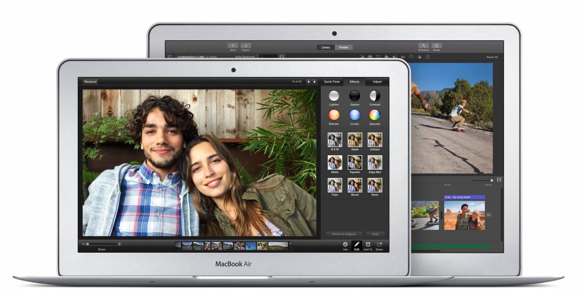 Apple actualiza ligeramente los MacBook Air y Pro