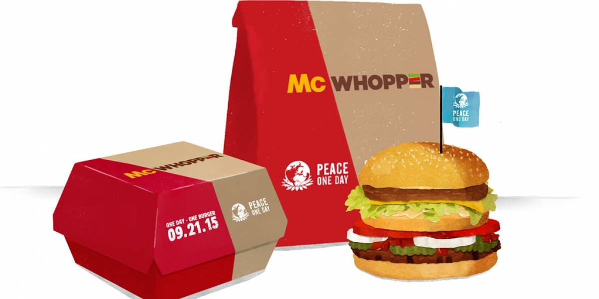 McWhopper, la hamburguesa que uniría a McDonalds y Burger King por un día
