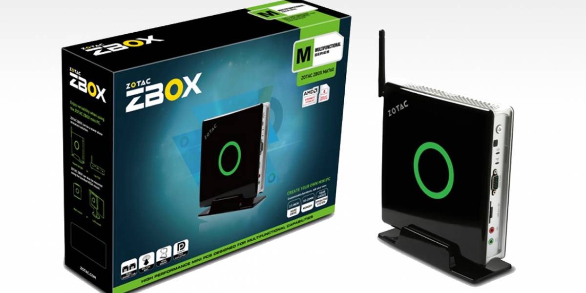 El pequeño PC Zbox MA760 puede con monitores 4K