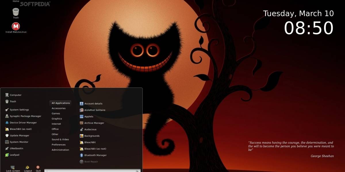 MakuluLinux, una distro que permite guardar el estado actual para continuar en otro PC