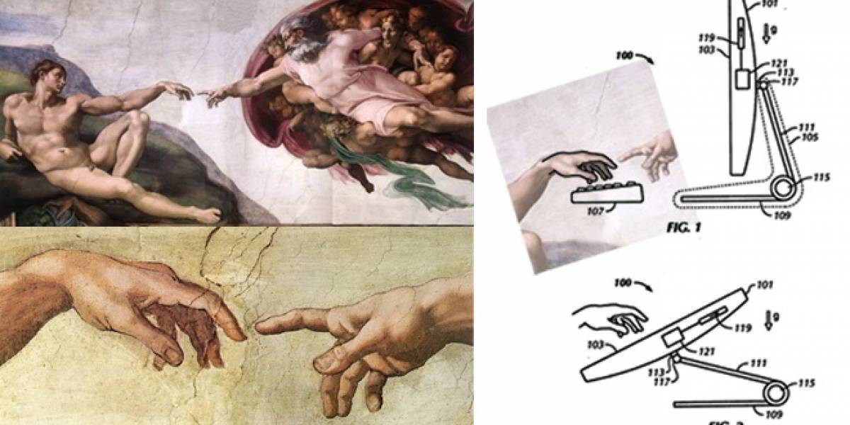 Un fragmento de "La Creación de Adán" habría sido usado por Apple en uno de sus diseños