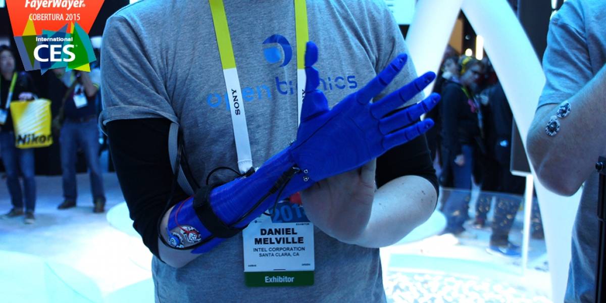 OpenBionics es una mano ortopédica de código abierto fabricado con impresoras 3D #CES2015
