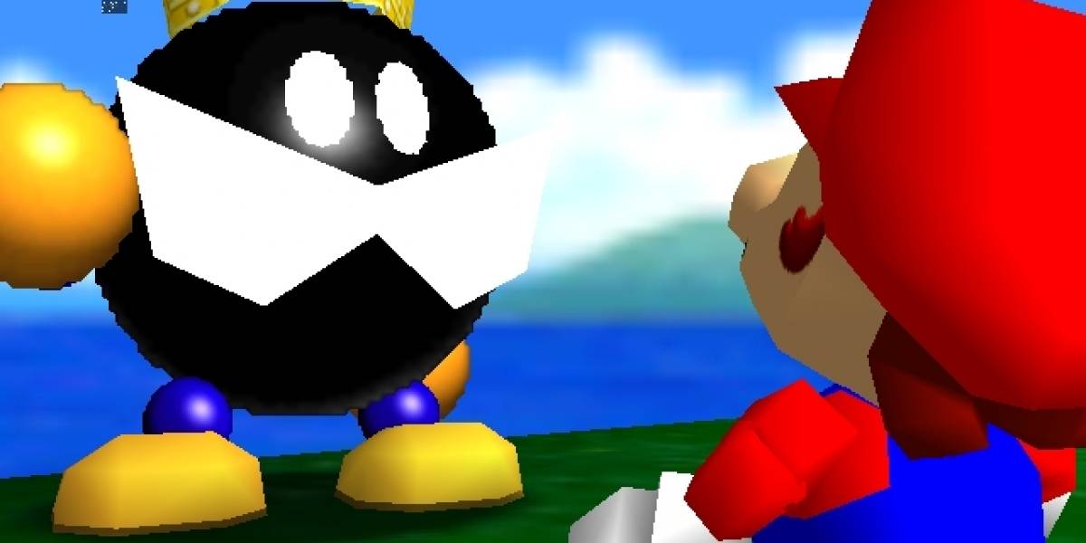 Juega al Super Mario 64 con su pie