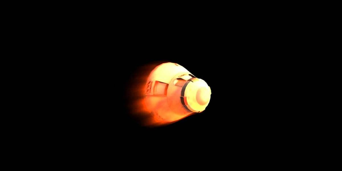 La cámara que la ESA diseñó para grabar el reingreso a la Tierra