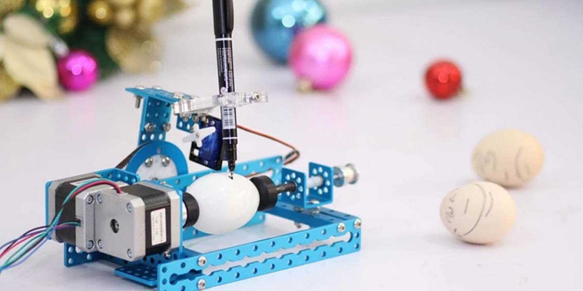 Conoce a mDrawBot, el robot que dibuja