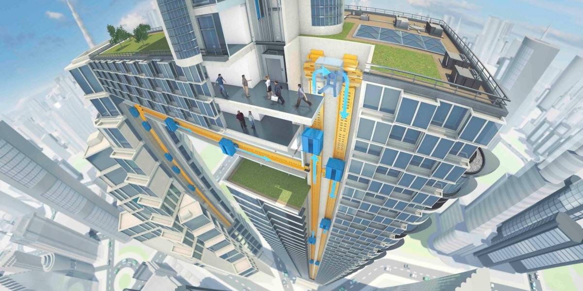 Multi, el primer ascensor maglev que puede moverse horizontalmente
