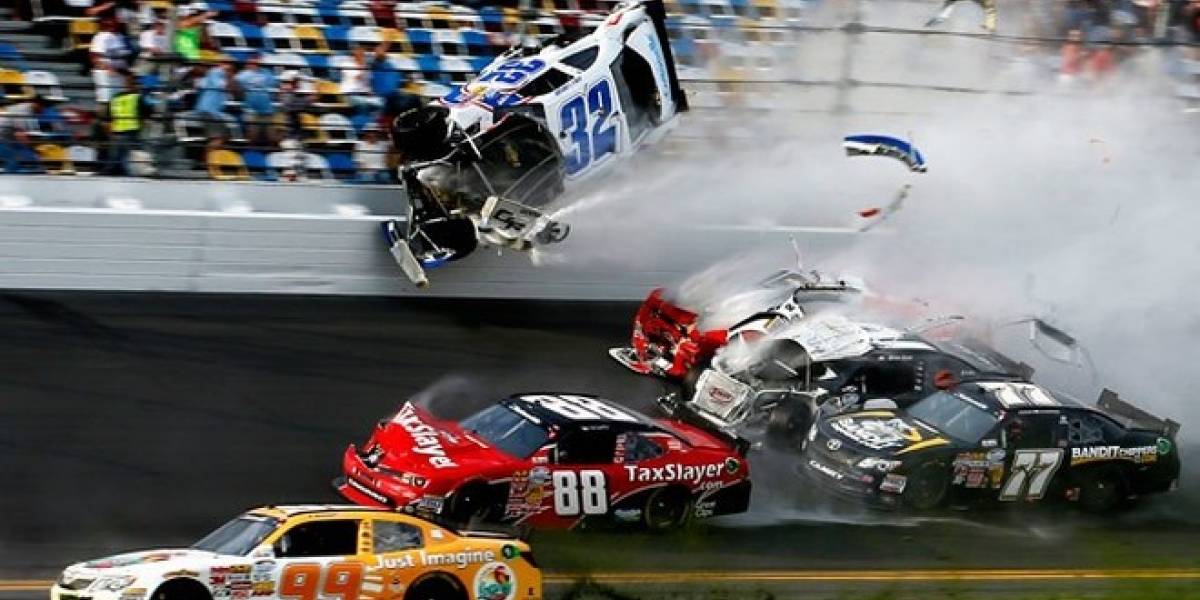 NASCAR quiso bloquear video de accidente en carrera, YouTube dijo "no"