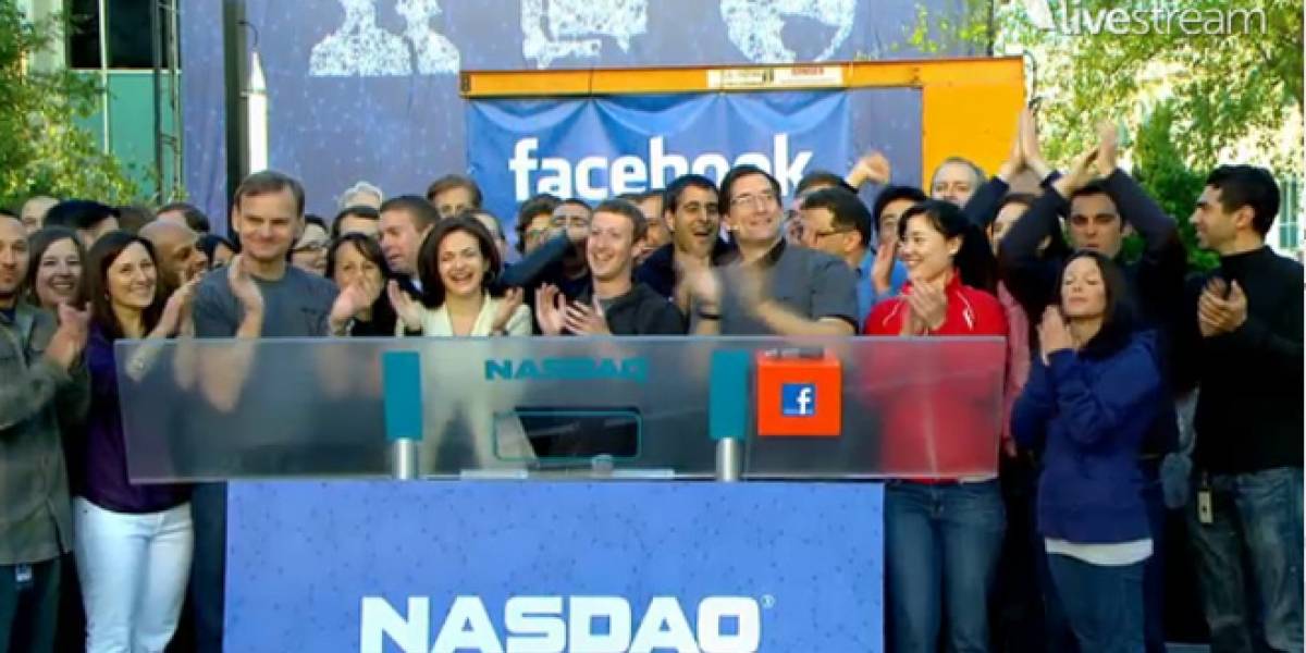Mark Zuckerberg hizo sonar la campana en el Nasdaq hoy (Video)