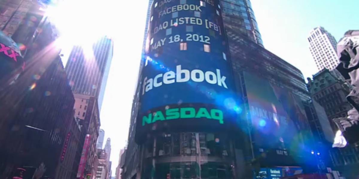 Facebook cierra su primer día en la bolsa sin mucho brillo