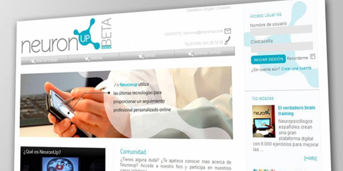 NeuronUp: Una plataforma que ayuda contra los síntomas de enfermedades degenerativas