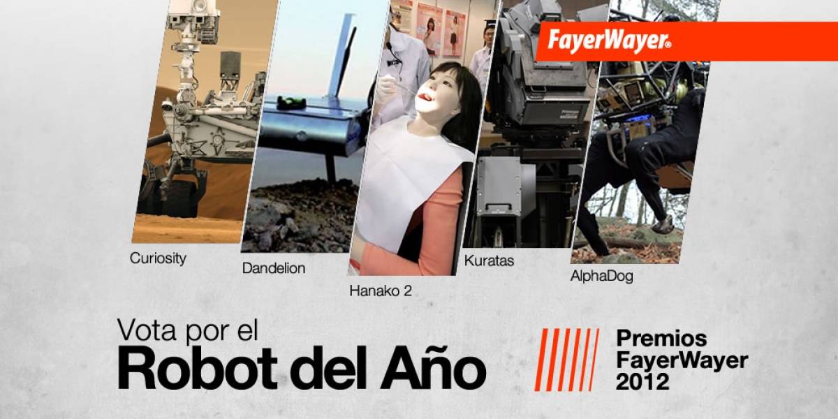 Pila de Oro: Vota por el Robot del Año 2012
