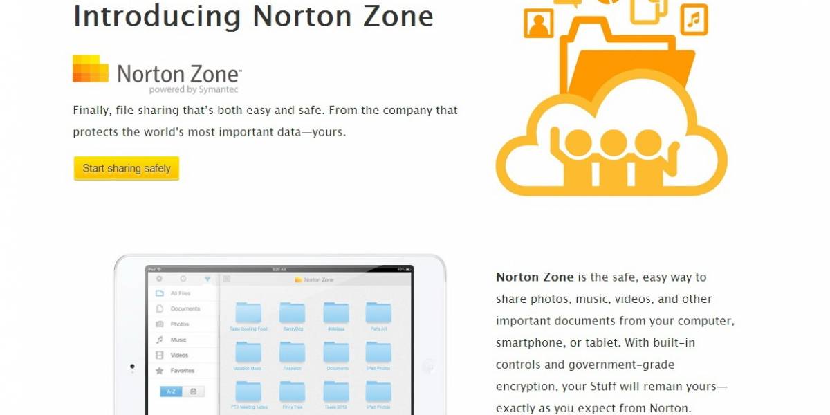 Symantec anuncia su propio sistema de almacenamiento en la nube, “Norton Zone”