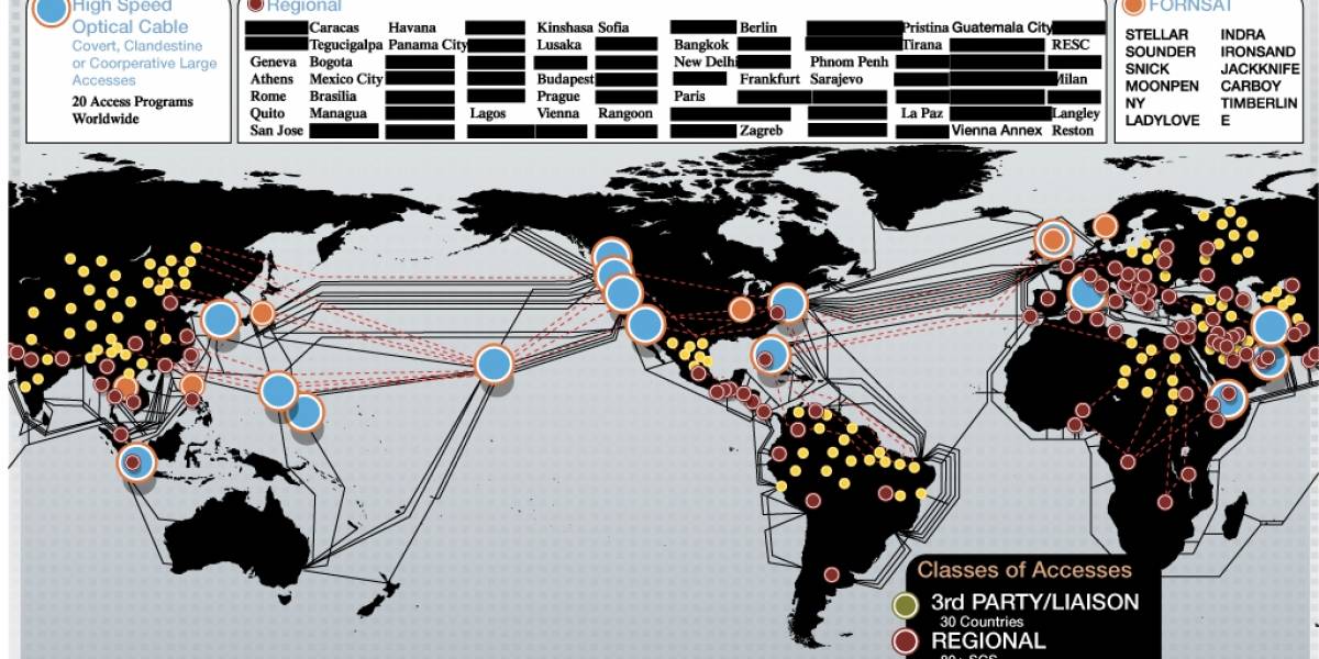 NSA usó malware para infiltrarse en 50.000 redes alrededor del mundo