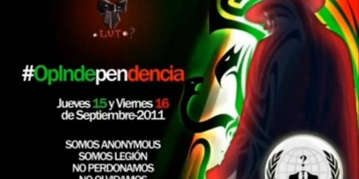 Anonymous ataca sitios del gobierno de México