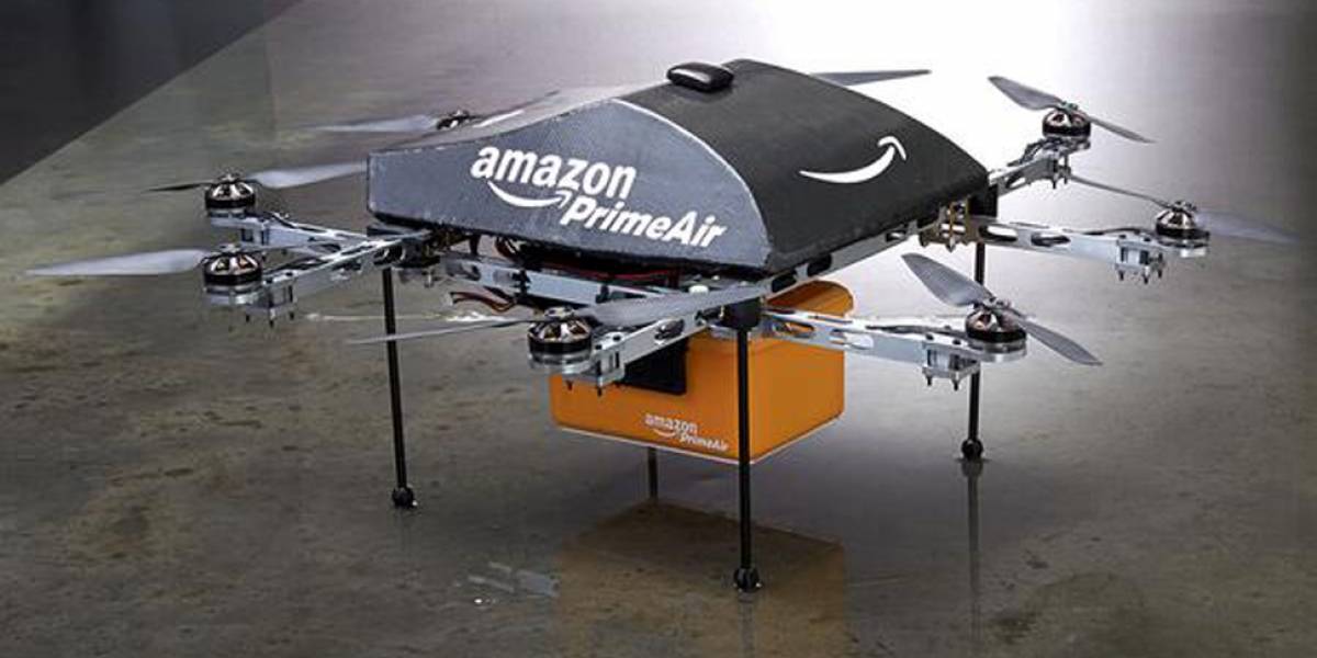 Amazon trabaja en realizar repartos con drones en media hora