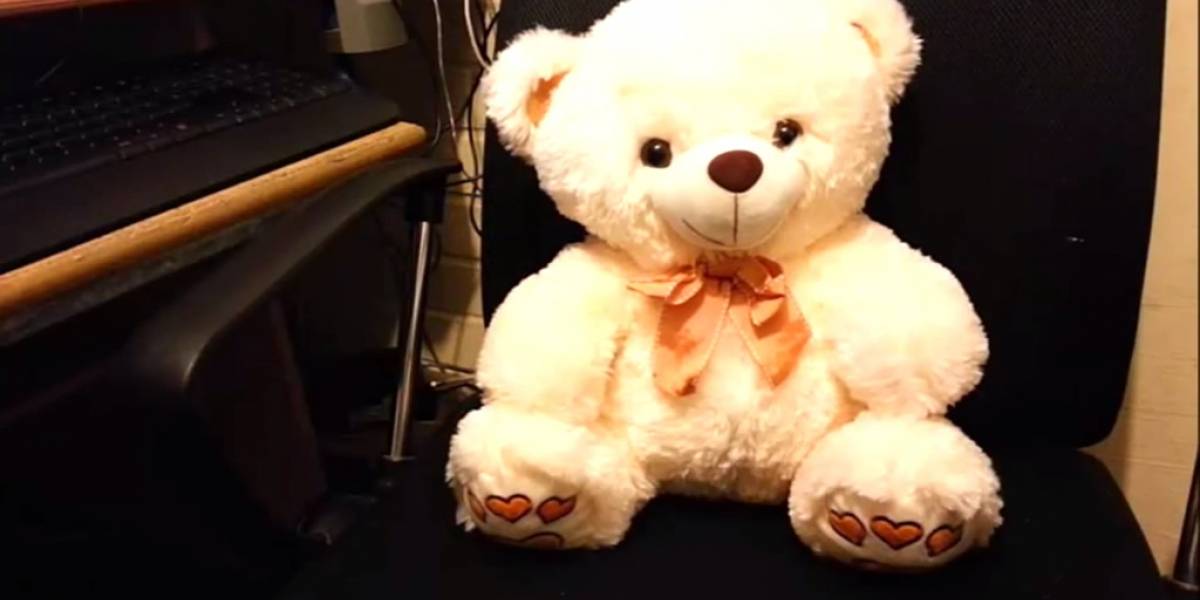 Conoce el oso de peluche robot controlado con Kinect