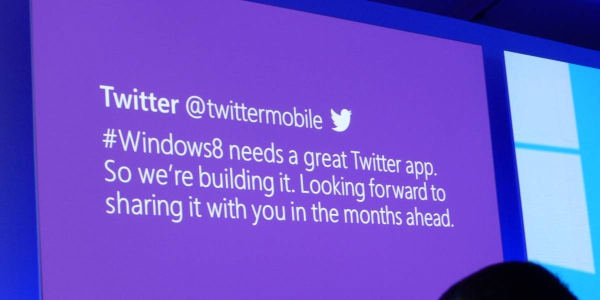 Twitter anuncia aplicación para Windows 8