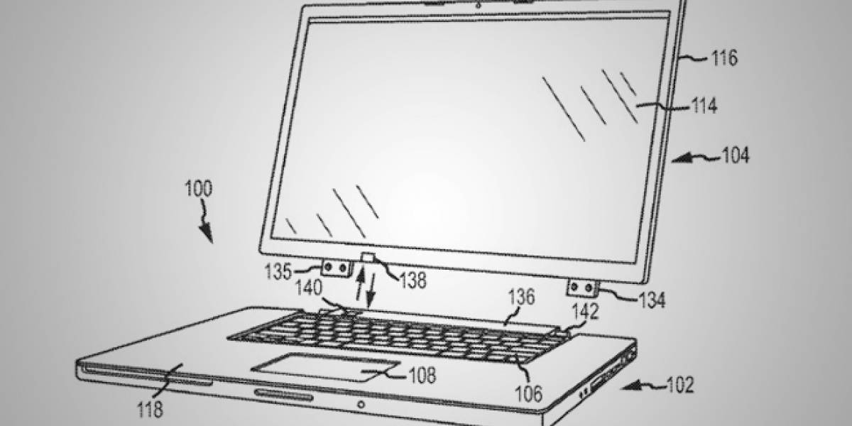 Apple intenta patentar notebook con pantalla que se saca