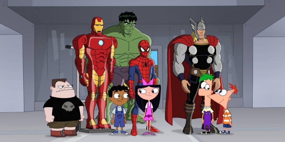 Los Avengers aparecerán en un episodio de Phineas y Ferb