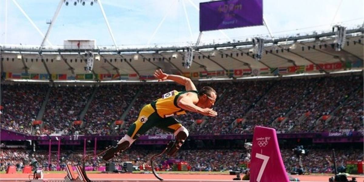 Oscar Pistorius hace historia al correr con sus prótesis en Londres 2012
