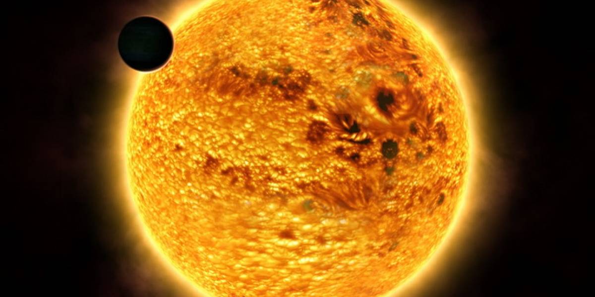 Detectan planeta atacado por su estrella