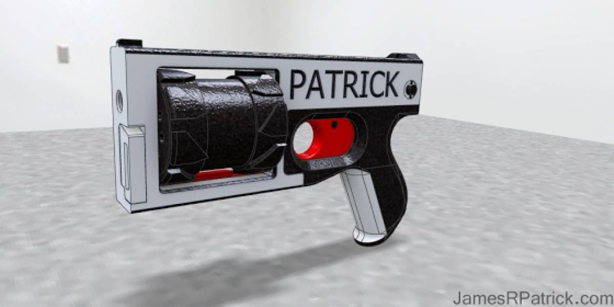 PM522 Washbear: el revólver impreso en 3D que dispara balas calibre 22