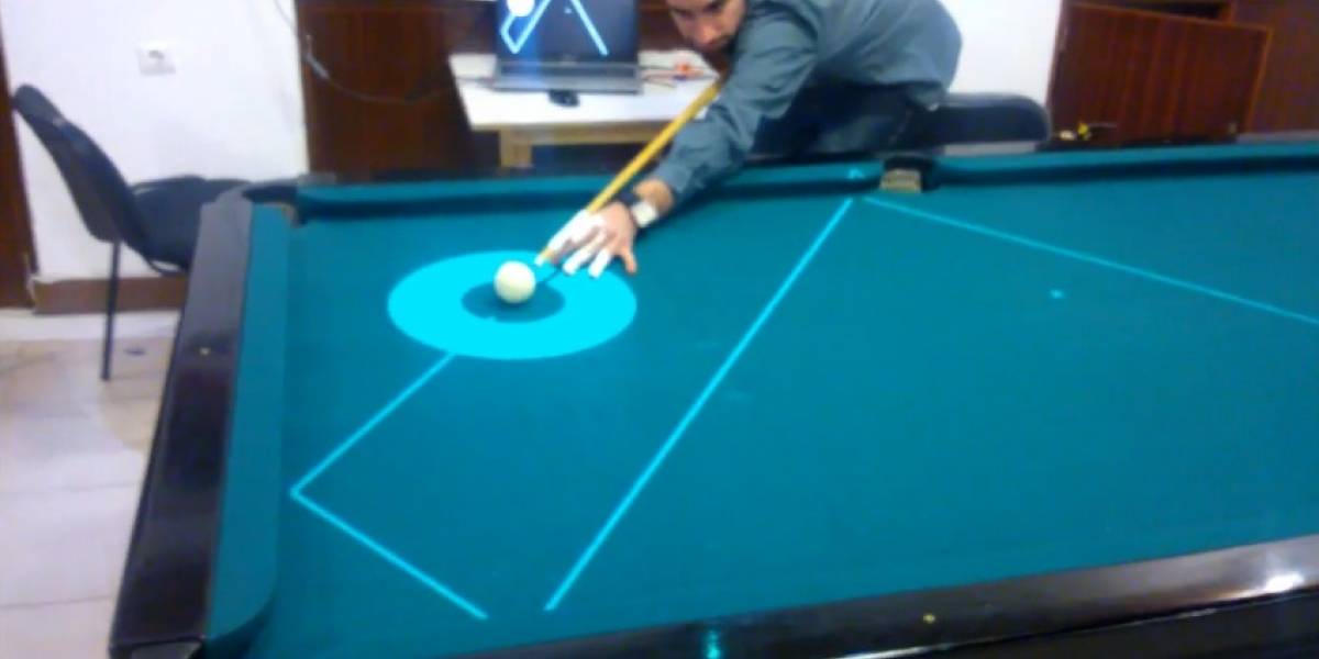 Con este pool láser ya nadie podrá ganarte (aunque quizás se termine la diversión)