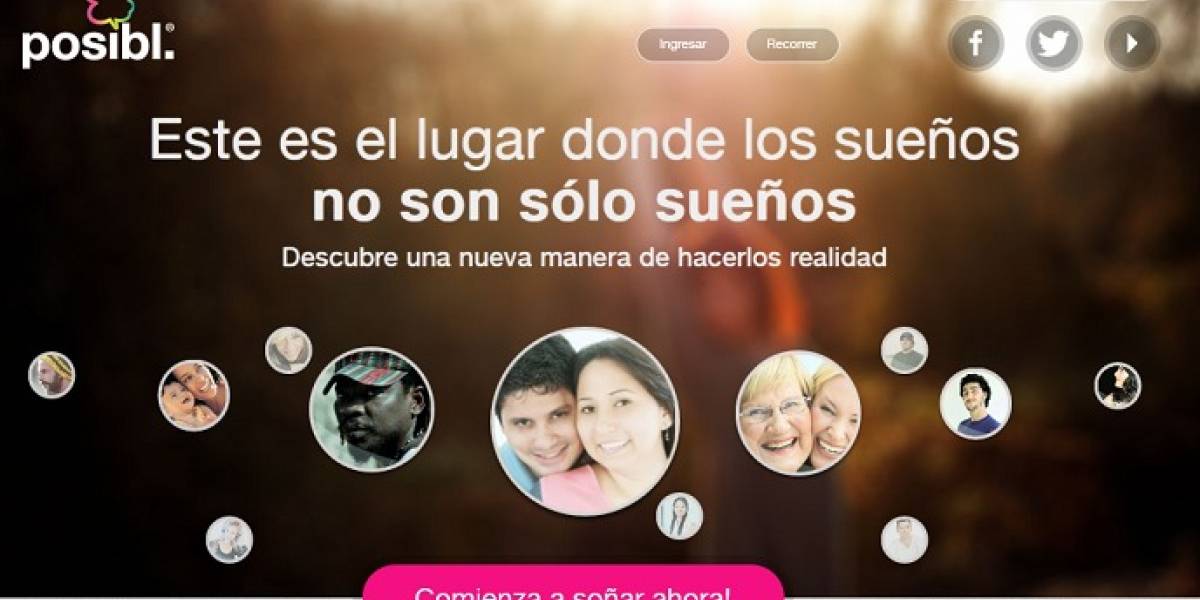 Posibl.com: La red social solidaria que ayuda a concretar tus sueños