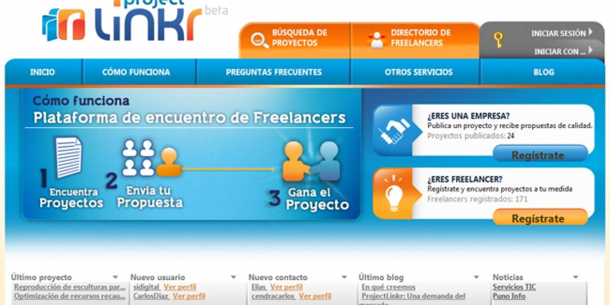 Llega ProjectLinkr.com: Una plataforma española de empleo para autónomos