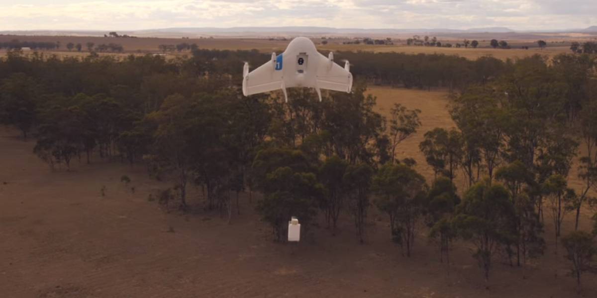 Patente revela más detalles del sistema de entregas con drones de Google