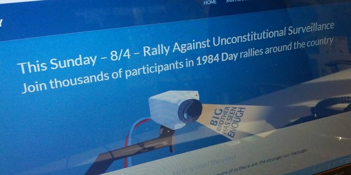 Preparan protestas contra la NSA el "Día de 1984" este domingo