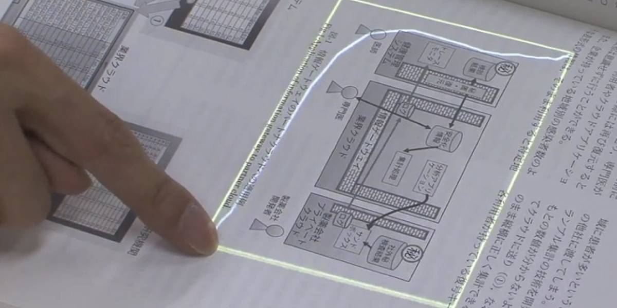 Desarrollan sistema para interactuar con el papel como si fuera una pantalla táctil
