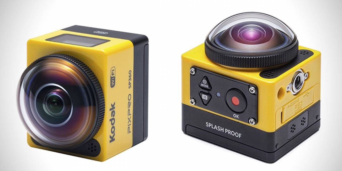 Kodak compite contra GoPro con una cámara que graba en 360º