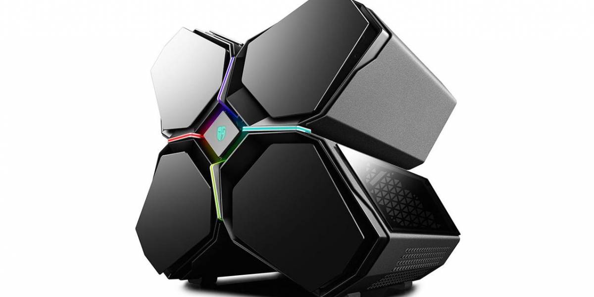 Este futurista gabinete para tu PC se controla desde tu teléfono