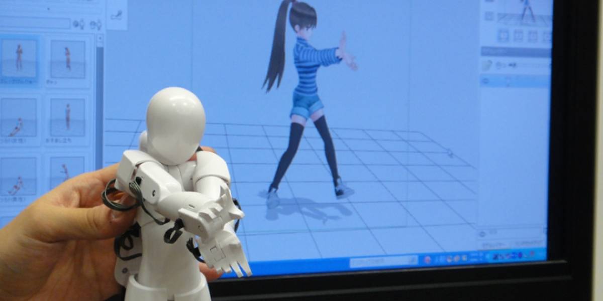 Este maniquí te permite controlar tu modelo 3D en tiempo real