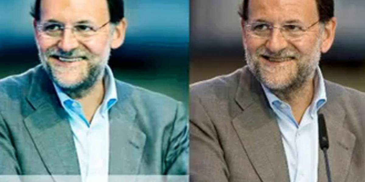 España: Photoshop pone guapetón a Mariano Rajoy en su nueva Web (Video)