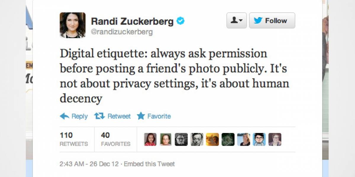 Facebook le juega una mala pasada a la hermana de Mark Zuckerberg