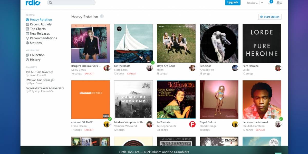 Rdio ahora también ofrece streaming ilimitado de música para cuentas gratuitas