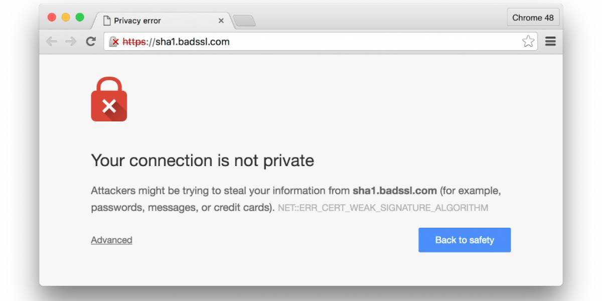 Chrome marcará a los sitios que no estén encriptados en HTTPS