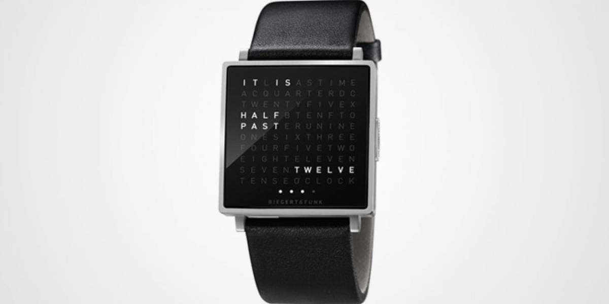 Qlocktwo W: El reloj que te dice la hora como si fuera crucigrama