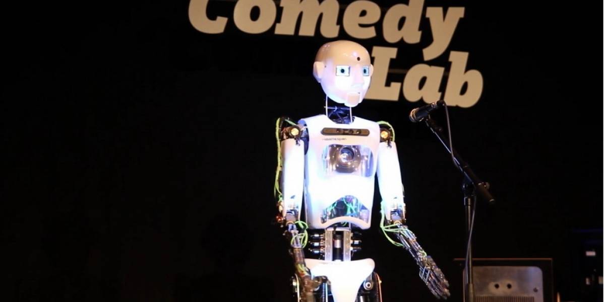 Robot comediante es capaz de reaccionar a su audiencia