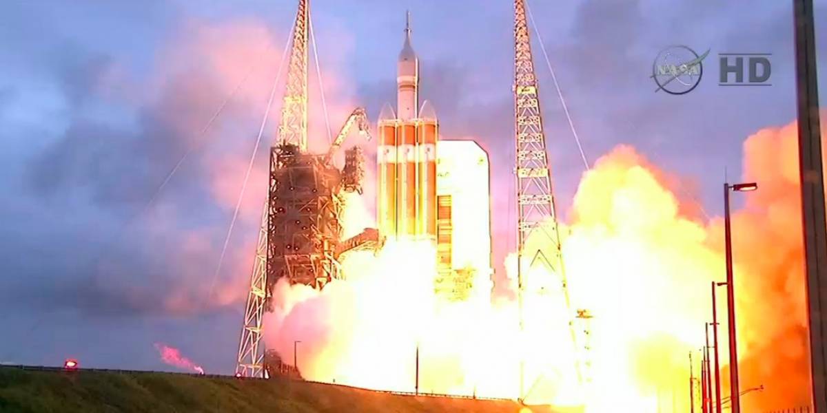 NASA lanzó con éxito la cápsula Orión