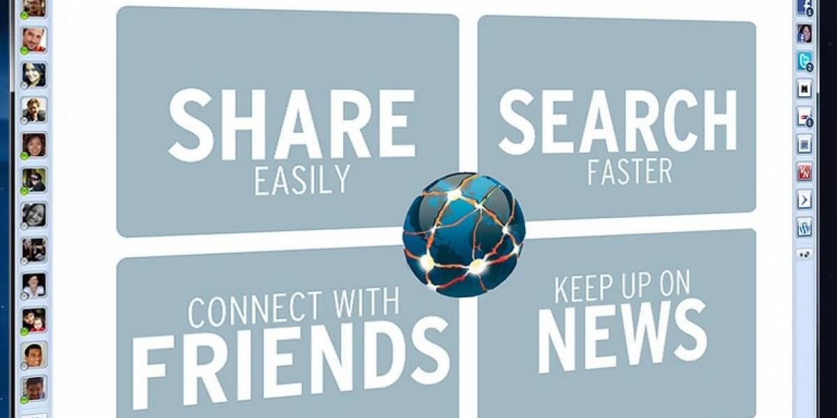 RockMelt, un nuevo navegador para usuarios de redes sociales