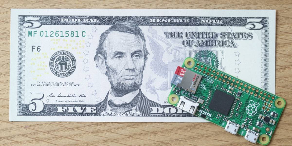 Raspberry Pi Zero es un computador que sólo cuesta USD $5