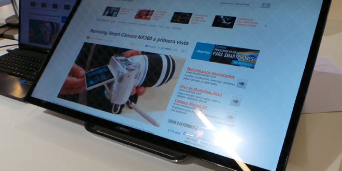 Un vistazo al Serie 7 SC770, el primer monitor táctil de Samsung optimizado para Windows 8