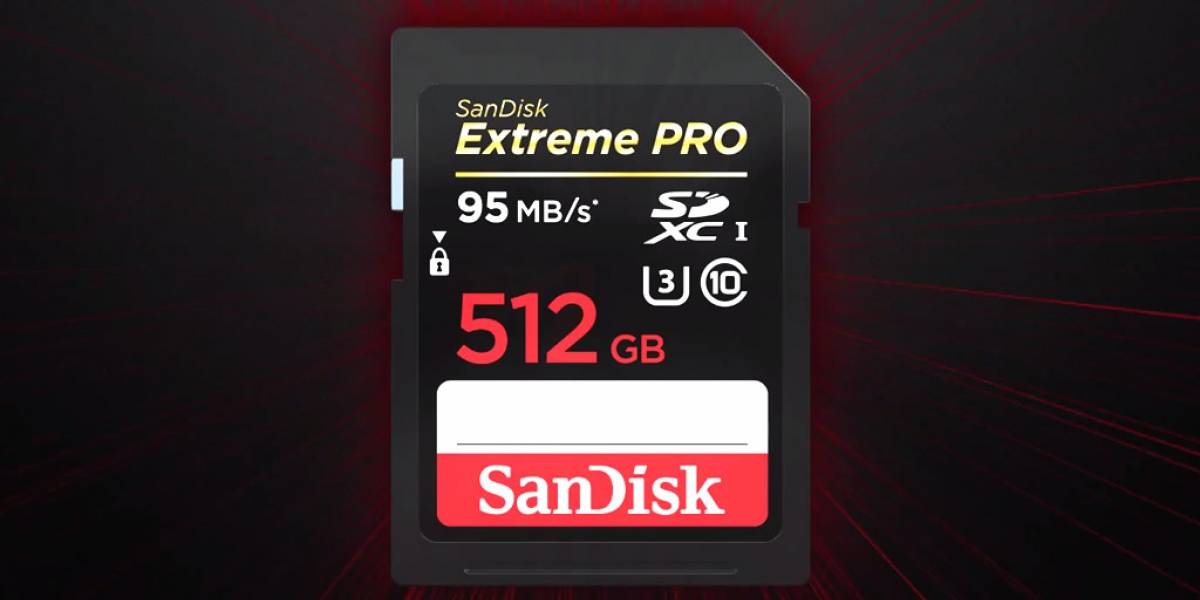 SanDisk anuncia su tarjeta SD con 512 GB