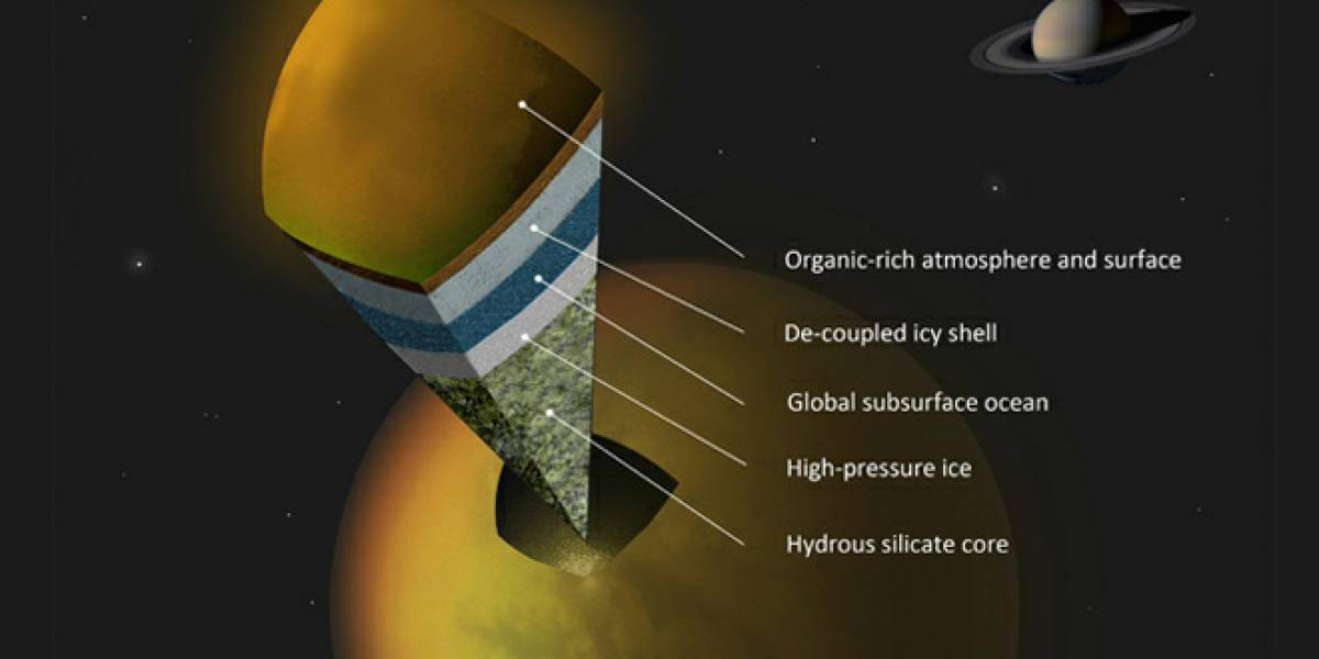 NASA sospecha que hay un océano debajo de la superficie de una de las lunas de Saturno