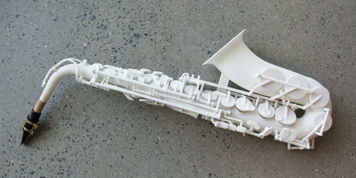 Conoce cómo suena un saxofón impreso en 3D