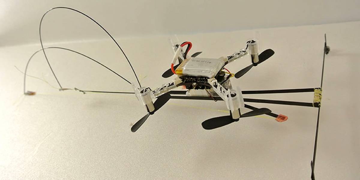 Scamp es el robot que camina, vuela y escala paredes
